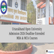 Uttarakhand Open University MBA & MCA Deadline Extended Till March 8; Apply @uou.ac.in